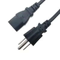 Grosir Kabel Daya AC IEC C13 Amerika Pengganti 18 AWG Standar AS atau PC atau Monitor