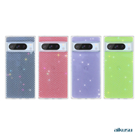 Étuis de téléphone portable en résine TPU PC Aikusu, résistants aux chocs, pour Pixel 7 Pro, coque de téléphone résistante aux chocs, transparente, pour Pixel 8, Pixel 6, coque en tissu