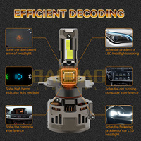 Puissant plus lumineux 500w 400w 100000lm Lumen 9007 voiture Led phare lentille ampoule pour bmw E46 X6 F10 ford Focus St 2016 camry 2010