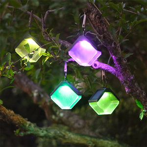 Nouveau <span class=keywords><strong>Style</strong></span> Lustre En Brique <span class=keywords><strong>De</strong></span> Glace Décoration Murale Extérieure Suspension Lumière Solaire Led Cour Atmosphère Lumière - Product Image 3