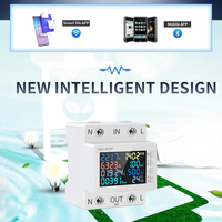 YIERYI 2P 63A Circuit fuite de terre sur sous tension protecteur relais interrupteur disjoncteur électrique Wifi Tuya compteur d'énergie intelligent
