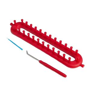 <span class=keywords><strong>Kit</strong></span> de tissage rectangulaire en plastique pour tricot et artisanat, idéal pour écharpes, châles et chapeaux - Product Image 1