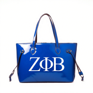 Borsa a mano da donna con LOGO stampato su debossato in pelle verniciata nera con stampa personalizzata <span class=keywords><strong>borse</strong></span> Tote grosse e <span class=keywords><strong>lucide</strong></span> <span class=keywords><strong>borse</strong></span> Tote da donna - Product Image 2