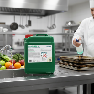 Détergent liquide pulvérisable professionnel pour agent de nettoyage non moussant alcalin chloré concentré d'eau dure - Product Image 2
