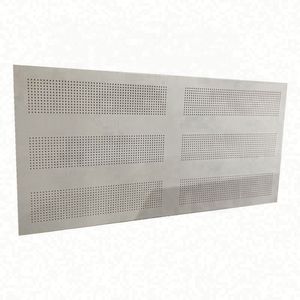 Placa <span class=keywords><strong>de</strong></span> yeso perforada acústica <span class=keywords><strong>de</strong></span> 12 mm con orificios cuadrados <span class=keywords><strong>de</strong></span> 12x12 mm para tabiques y techos, <span class=keywords><strong>precio</strong></span> en India - Product Image 1