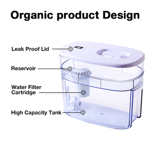 Dispensador de filtro de agua alcalino de encimera de plástico de metales de <span class=keywords><strong>cloro</strong></span> de alta calidad, piezas Ro, ABS en inglés frío y SAN/ <span class=keywords><strong>PS</strong></span> 2 ~ 28 - Product Image 4
