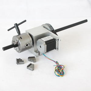 Motor Bifásico K5M-6-80A 57 80MM con Mandril Rotatorio de 3 Mordazas y 4 Ejes, Eje Hueco para 4ta Generación de Router de Fresadora, Eje Rotatorio de 80mm - Product Image 4