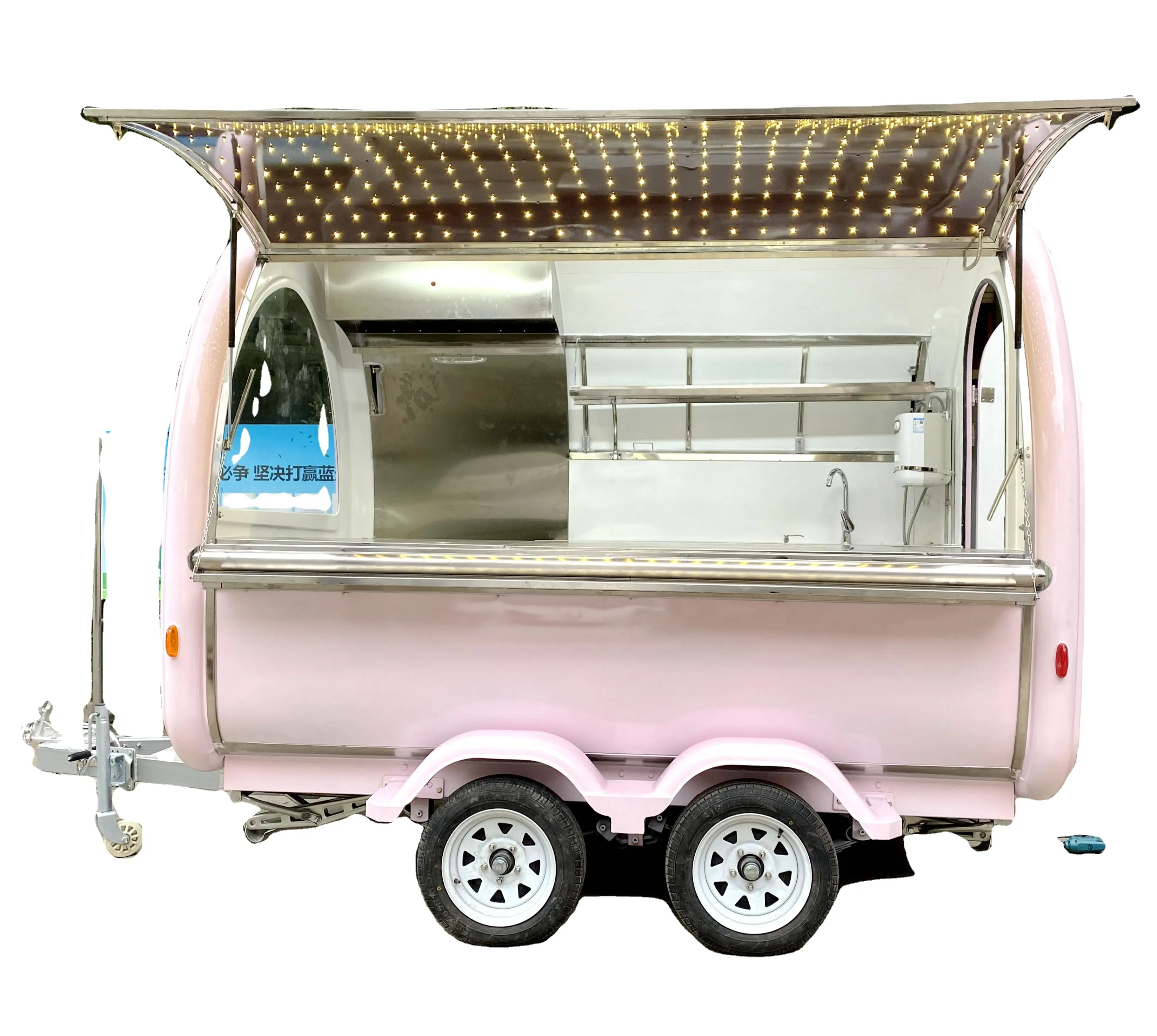 Kebab BBQ Bikereet Mobile Mini Hotdog Itricycle Restaurant mobile personnalisé camion de nourriture magasin d'alimentation Restaurant commercial