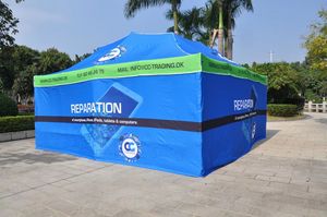 Biểu tượng tùy chỉnh có thể gập lại tán Lều 10x10 10x20 nhiệm vụ nặng nề nhôm gazebo marquee triển lãm thương mại lều - Product Image 5