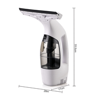 Nettoyeur de vitres sans fil RAF R.34000 20W 3000mAh 2 en 1 avec aspirateur et pulvérisateur pour vitres, chiffon en microfibre pour le nettoyage domestique
