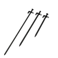 Accessoires de tente, clous de sol de tente en acier robuste, piquet en V en acier, piquets de sol de tente extérieure