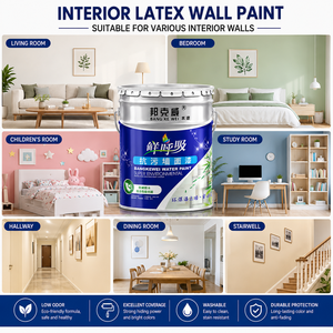 Modern Interior Wall <b>Coating</b> Eco-Friendly Water-Based Latex <b>Paint</b> for House Decoration - Product Image 6