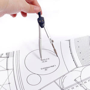 Foska ชุดเครื่อง<span class=keywords><strong>ม</strong></span>ือคณิตศาสตร์<span class=keywords><strong>5</strong></span>ชิ้นเซ็ต4.<span class=keywords><strong>5</strong></span>นิ้วเข็มทิศเงินสำหรับคณิตศาสตร์นักเรียนห้องเรียนโรงเรียนสำนักงานการวาดภาพงานไม้ศิลปะ - Product Image 1