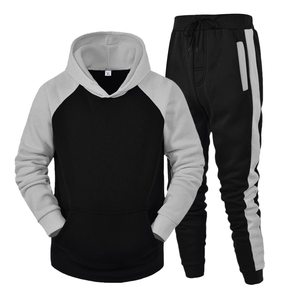 2025 Offres Spéciales décontracté col rond sweat taille élastique pantalons de survêtement mode Jogging vêtements de sport hommes à capuche costume survêtements - Product Image 1