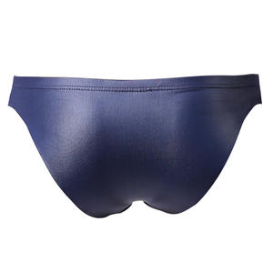 Europese Maten Sexy Heren Xl Lederen Slips Gebreid Ondergoed Met Logo Taille Performance Losse Broek Groothandel Jeugdcollectie - Product Image 4