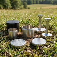 Couteau annulaire en acier inoxydable pour échantillonnage de sol, échantillonneur annulaire en acier inoxydable pour sol, machine d'analyse de sol