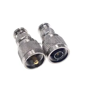 High Reliable Straight RF Coaxial Connector BNC Male to N Male Adapter