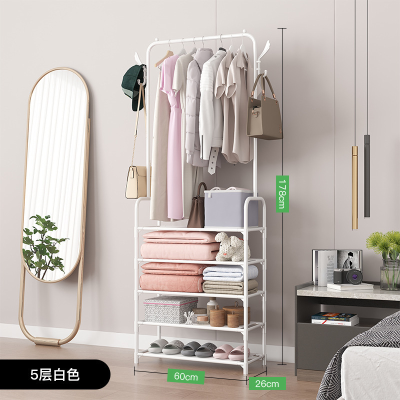 Estante para zapatos y sombreros AM, 5 niveles, 60 cm, blanco -- Inmobiliaria