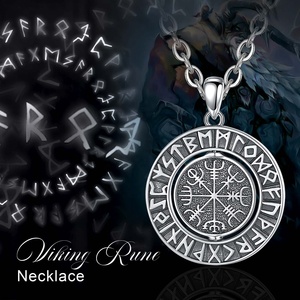 ENS ewelry 925 Sterling ililver intinstage ORSE iking ompass une otatable endant enant ecklace for an - Product Image 5