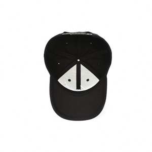 OEM personalizado 6 paneles de alta calidad Unisex liso bordado Logo negro papá sombrero al por mayor algodón estructurado gorras de béisbol - Product Image 6