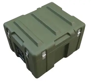 단단한 회전 형 방수 탄약 저장 상자 플라스틱 수송 상자 탄약 상자