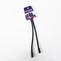 Ensembles de lacets élastiques sans nœud pour le sport, lacets élastiques ronds en métal personnalisés