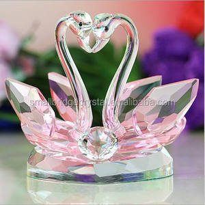 Cầu Nhỏ Bán Buôn Thiết Kế Mới Cao Cấp Đôi Lưu Niệm Tùy Chỉnh Tinh Thể Thiên Nga Cho Ủng Hộ Đám Cưới - Product Image 6