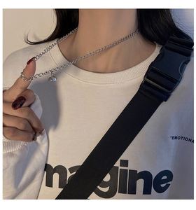 New Product Wishing Couple Necklace <b>Stitching</b> Lettering Creative Magnet Necklace love Necklace - Product Image 2