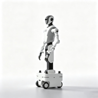 Robot Pengangkat Lipat Beroda Y1, 360 °   Omni-wheel, Baterai 4H+, Pengisian Otomatis, Desain Industri Ringkas