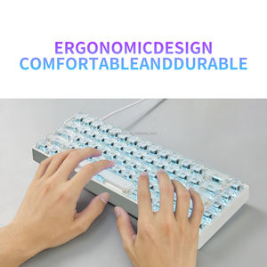 Claviers en aluminium certifiés RoHS avec touches PBT et construction métallique Claviers USB haut de gamme pour usage professionnel - Product Image 4