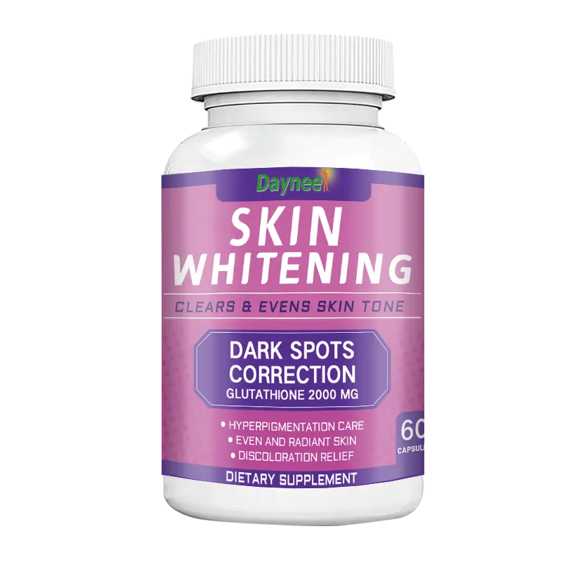 Witte Huidcapsules Voedingssupplement Donkere Vlekken Correctie Capsule Whitening Clears Evelt Skin Tone Glow Pillen Custom Oem