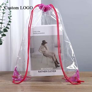 Sacs fourre-tout à cordon personnalisés avec doublure en nylon pour activités promotionnelles - Product Image 1