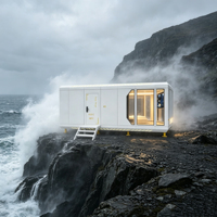 Maison modulaire de luxe anti-corrosion |   Entièrement en aluminium sans soudure |   Resort en bord de mer et vie à l'île