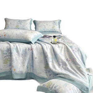 Jinlaiyu Lyocell Digital Print Summer Quilt <b>Set</b> 133x72 Reactive Dyeing Ice Silk Cooling <b>Comforter</b> Core Spring 2026 - Product Image 3