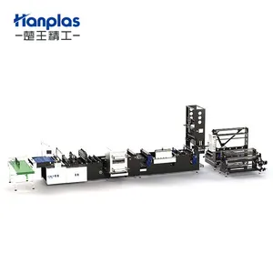 HP-SF Hanplas Fully automatic PP PE knotted cotton drawstring plastic bag making machine