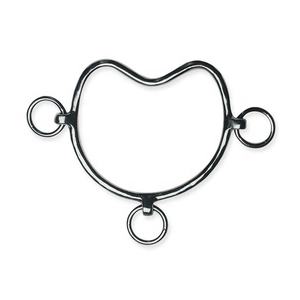 Lamicell — barre en laiton sur mesure, 3 anneaux en mousseline de soie, foret à Gag allemand et néerlandais, en acier inoxydable, argenté, allemand, pièces - Product Image 1