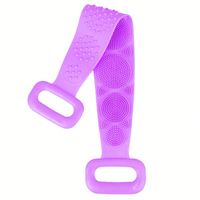 Brosse de bain double face USSE personnalisée, très vendue, exfoliant corporel à long manche, en éponge certifiée LFGB, couleur personnalisable