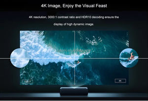 Proyector Láser Xiao <span class=keywords><strong>Mi</strong></span> Mijia Versión Global 2000 Lúmenes 1080P <span class=keywords><strong>150</strong></span> Pulgadas Cine en Casa Tiro Corto Contraste 3000:1 - Product Image 4