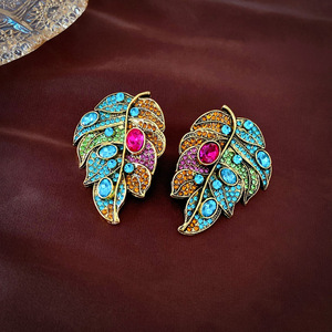 Boucles d'oreilles créoles vintage en argent 925, bijoux de mode de luxe léger, prix de gros usine, pour femmes - Product Image 5