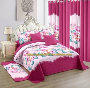 100% Cotton Quilt Bedding Set Customized <strong>King</strong>/queen Size 12pc <strong>Bedspread</strong> Set Beautiful Bed Cover Set With Carpet for All Season - Product Image 6