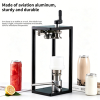 Capsuleuse manuelle portative sans alimentation électrique pour pâtisseries et bars à jus
