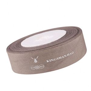 ริบบิ้นผ้าฝ้ายพิมพ์ลายโลโก้หลากสีตามสั่ง สำหรับตกแต่งของขวัญ บรรจุภัณฑ์เสื้อผ้า ทำจากผ้าทวิลล์เนื้อผ้าแคนวาสธรรมชาติ - Product Image 4