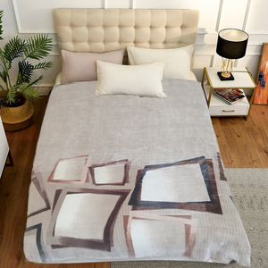 Fourniture directe d'usine pour la <span class=keywords><strong>couverture</strong></span> de lit en molleton de flanelle de luxe de vente chaude <span class=keywords><strong>couverture</strong></span> en flanelle solide de haute qualité - Product Image 4