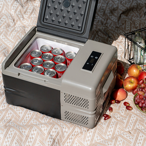 Réfrigérateur de <span class=keywords><strong>camping</strong></span>-<span class=keywords><strong>car</strong></span> 12L avec compresseur de réfrigération 12V 24V CC, mini réfrigérateur D12 pour <span class=keywords><strong>camping</strong></span>-<span class=keywords><strong>car</strong></span>, yacht, protection contre les basses tensions - Product Image 4