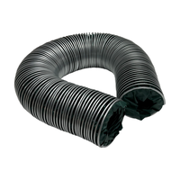 Tuyau de ventilation industriel flexible en toile résistante au feu et aux hautes températures, à triple protection
