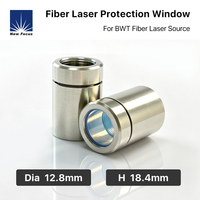 Nuevo Grupo de Lentes Protectoras con Conector de Salida QBH para Láser de Fibra OEM BWT GW JPT, Tapa Protectora de Lente Láser para Cabezal de Corte Láser