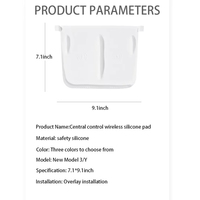 Per Tesla Model 3 e Model Y: Tappetino Antiscivolo in Silicone per Caricatore Wireless della Console Centrale, Accessori Interni per Auto