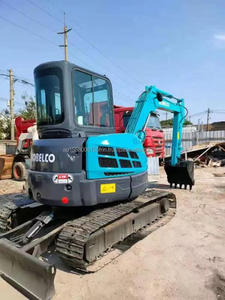 Kobelco 55รถขุดตีนตะขาบพร้อมห้องโดยสารรถขุดขนาด5ตันใช้งานแบบญี่ปุ่นแท้ - Product Image 3