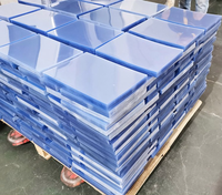 Feuille rigide en PVC transparent bleu/blanc/coloré A4 0,15 mm pour la papeterie, la reliure de livres et les couvertures