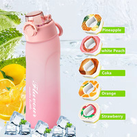 Nouvelle bouteille d'eau de 720 ml sans BPA en Tritan, avec parfum de fruits, pour boisson aromatisée, avec saveur de cola, bouteille d'eau avec parfum d'air